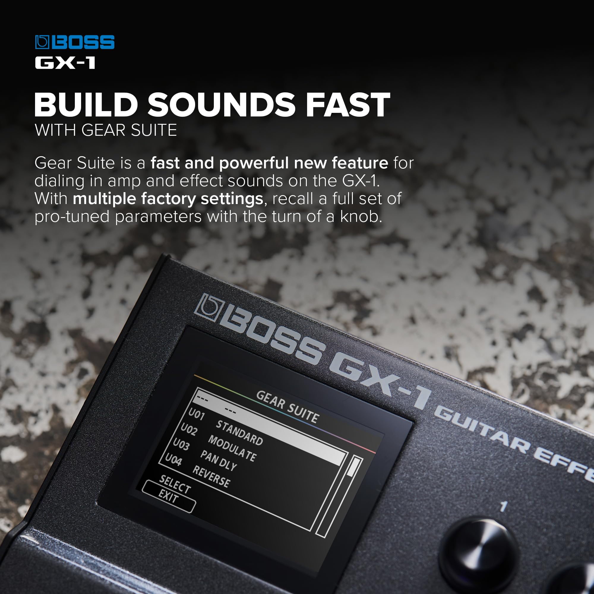 Amazon.com: BOSS GX-1 | Ultra-Portable Guitar Effects Processor